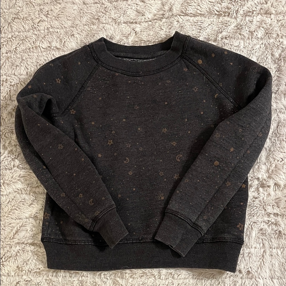 Spiritual Gangster Charcoal space print sweatshirt